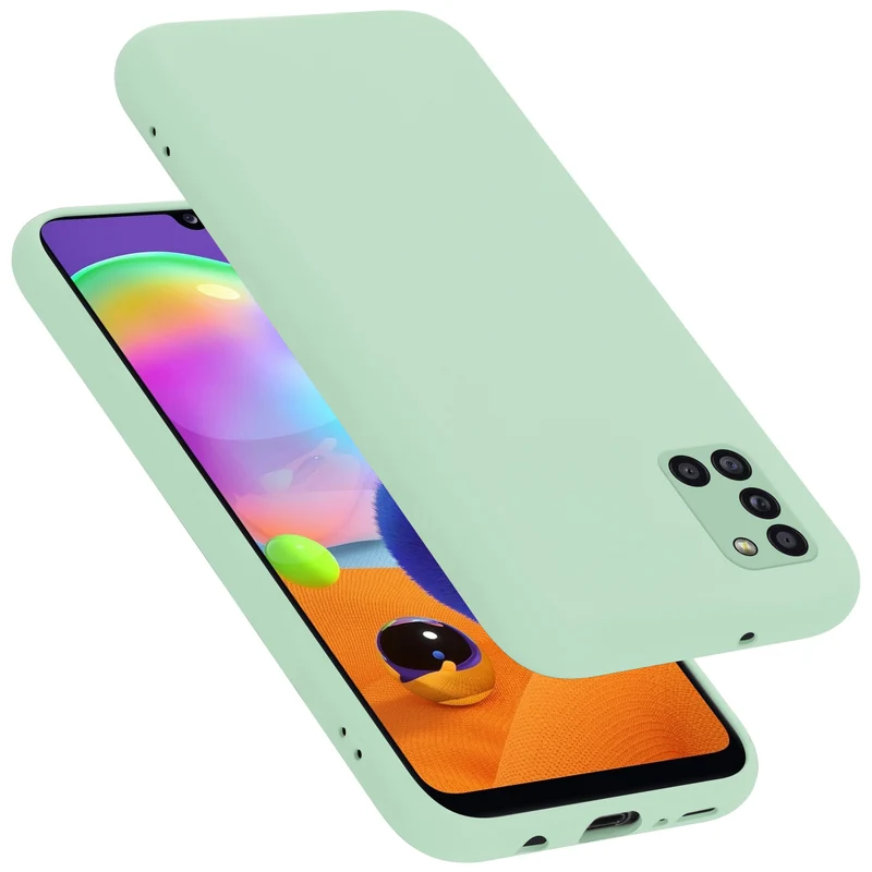 Cadorabo Hülle kompatibel mit Samsung Galaxy A31 Schutzhülle aus flexiblem TPU Silikon