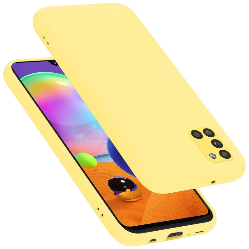 Cadorabo Hülle kompatibel mit Samsung Galaxy A31 Schutzhülle aus flexiblem TPU Silikon