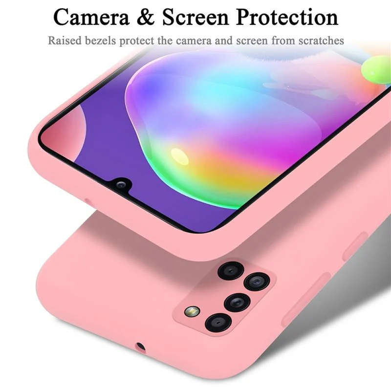 Cadorabo Hülle kompatibel mit Samsung Galaxy A31 Schutzhülle aus flexiblem TPU Silikon