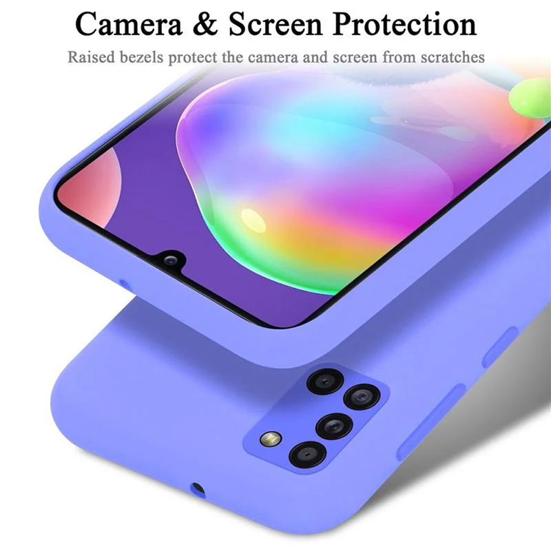 Cadorabo Hülle kompatibel mit Samsung Galaxy A31 Schutzhülle aus flexiblem TPU Silikon