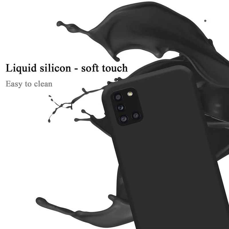 Cadorabo Hülle kompatibel mit Samsung Galaxy A31 Schutzhülle aus flexiblem TPU Silikon