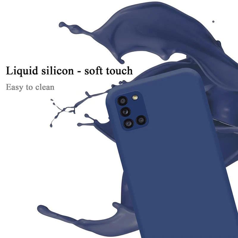 Cadorabo Hülle kompatibel mit Samsung Galaxy A31 Schutzhülle aus flexiblem TPU Silikon
