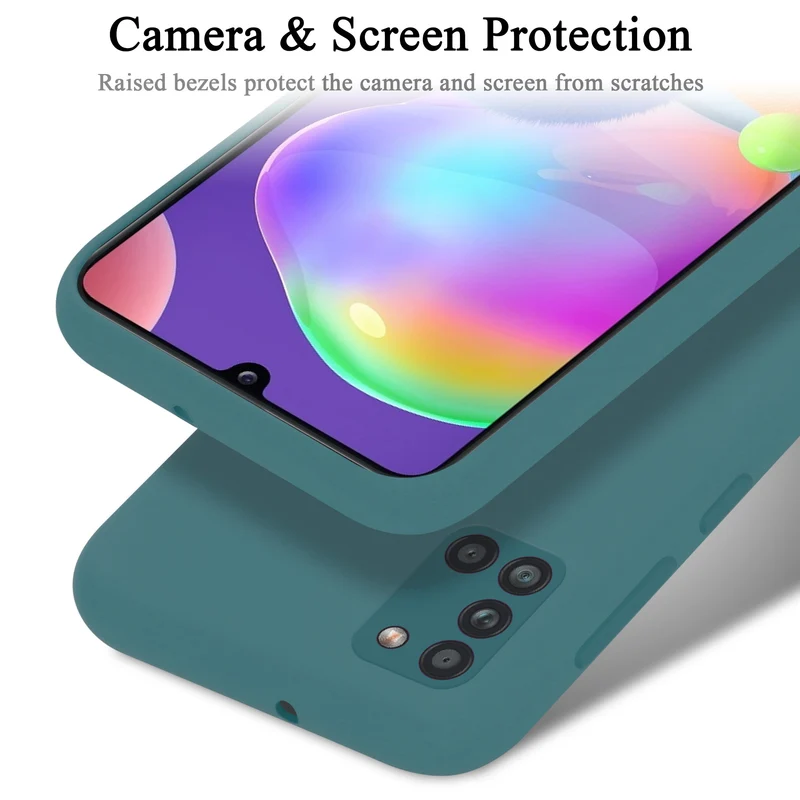 Cadorabo Hülle kompatibel mit Samsung Galaxy A31 Schutzhülle aus flexiblem TPU Silikon