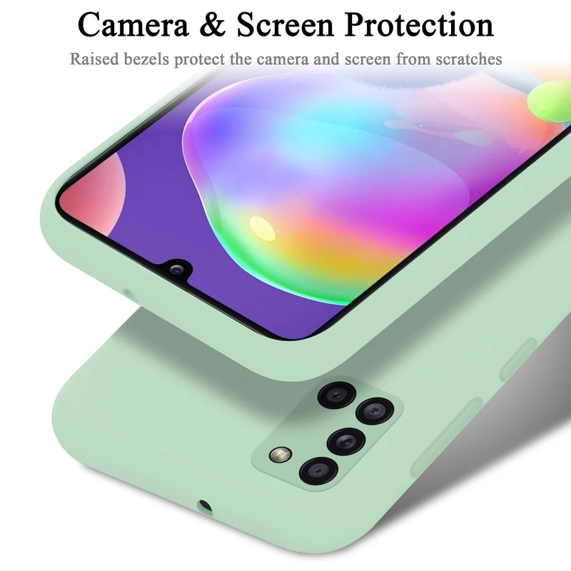 Cadorabo Hülle kompatibel mit Samsung Galaxy A31 Schutzhülle aus flexiblem TPU Silikon
