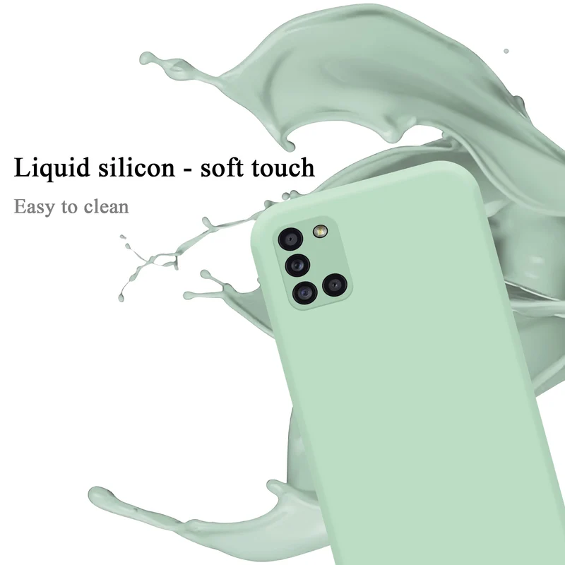 Cadorabo Hülle kompatibel mit Samsung Galaxy A31 Schutzhülle aus flexiblem TPU Silikon