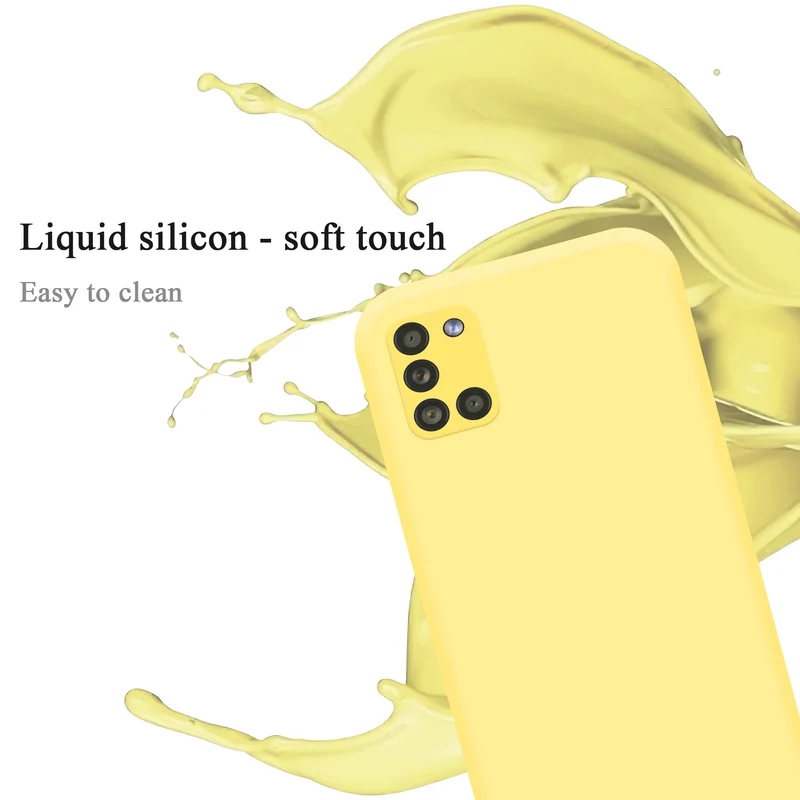 Cadorabo Hülle kompatibel mit Samsung Galaxy A31 Schutzhülle aus flexiblem TPU Silikon