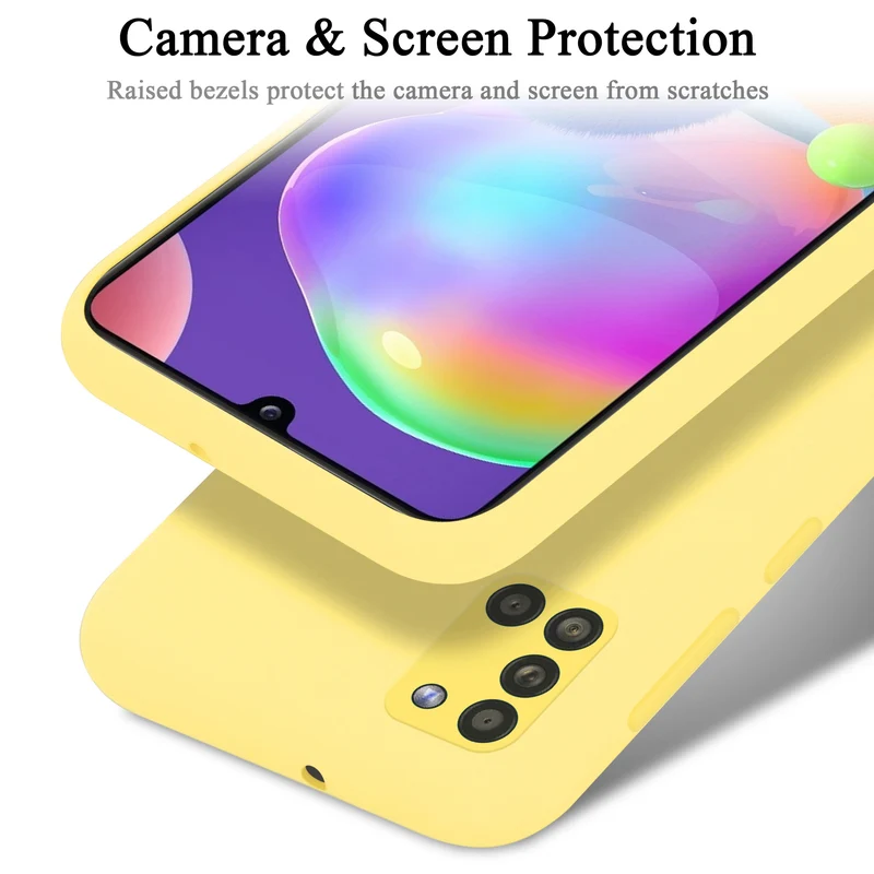 Cadorabo Hülle kompatibel mit Samsung Galaxy A31 Schutzhülle aus flexiblem TPU Silikon
