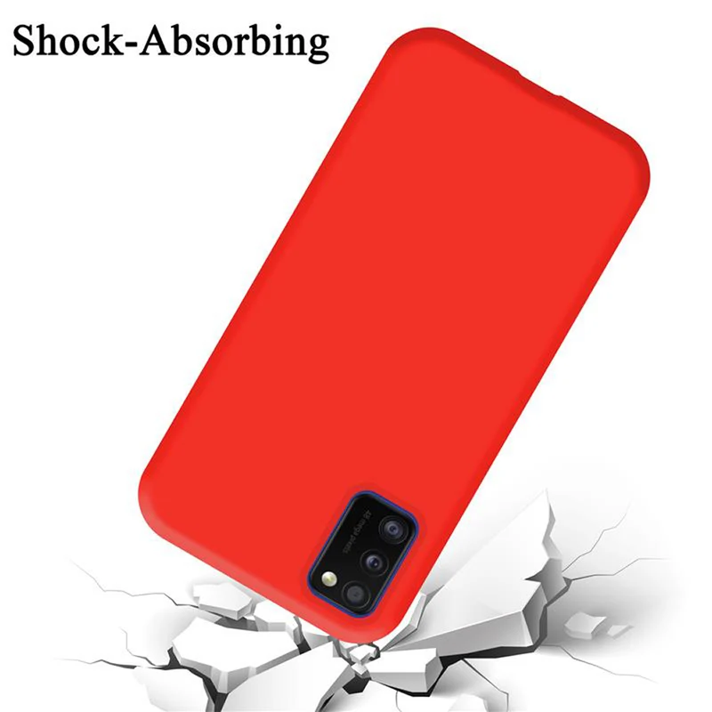 Cadorabo Hülle kompatibel mit Samsung Galaxy A41 Schutzhülle aus flexiblem TPU Silikon