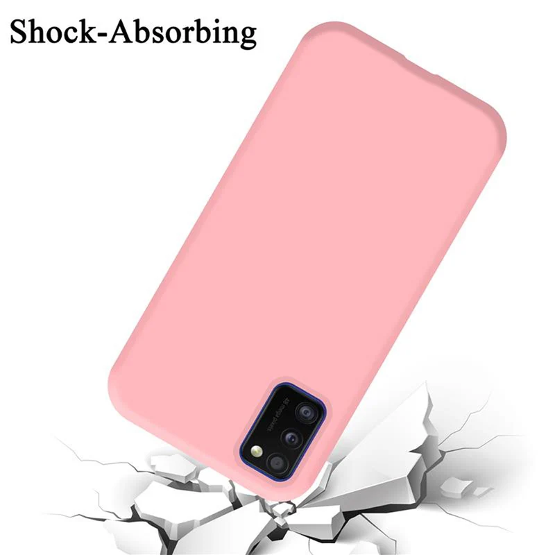 Cadorabo Hülle kompatibel mit Samsung Galaxy A41 Schutzhülle aus flexiblem TPU Silikon