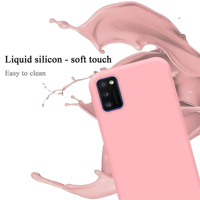 Cadorabo Hülle kompatibel mit Samsung Galaxy A41 Schutzhülle aus flexiblem TPU Silikon