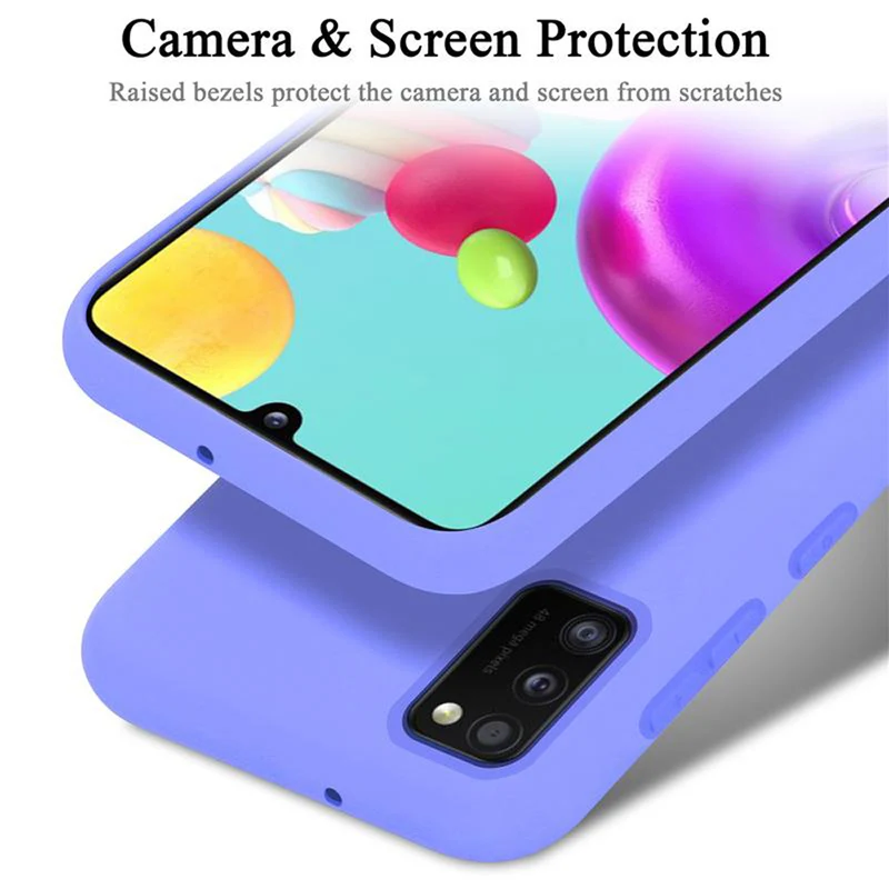 Cadorabo Hülle kompatibel mit Samsung Galaxy A41 Schutzhülle aus flexiblem TPU Silikon