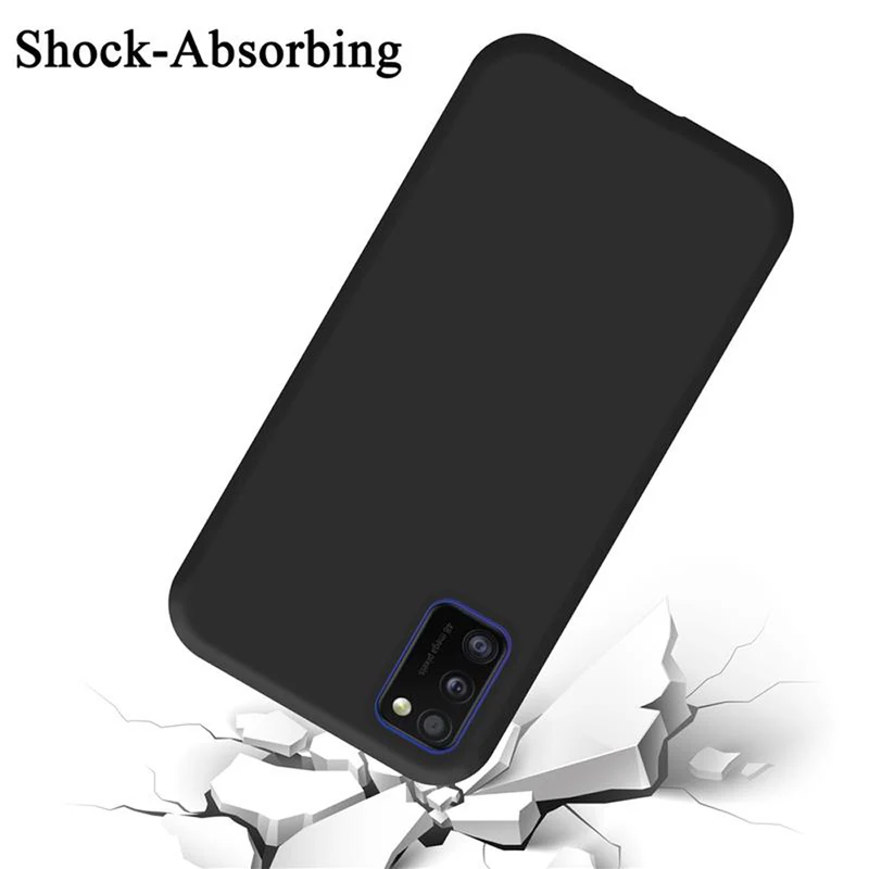 Cadorabo Hülle kompatibel mit Samsung Galaxy A41 Schutzhülle aus flexiblem TPU Silikon