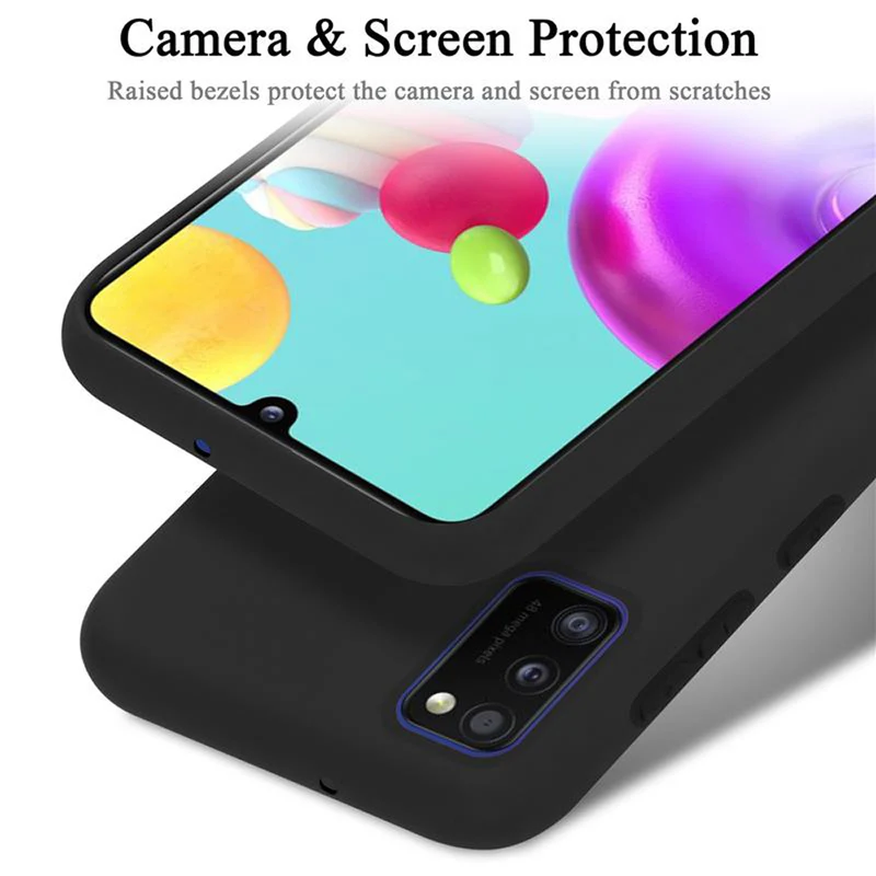 Cadorabo Hülle kompatibel mit Samsung Galaxy A41 Schutzhülle aus flexiblem TPU Silikon