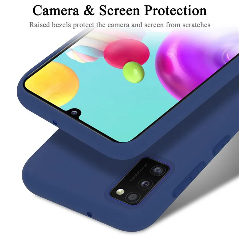 Cadorabo Hülle kompatibel mit Samsung Galaxy A41 Schutzhülle aus flexiblem TPU Silikon