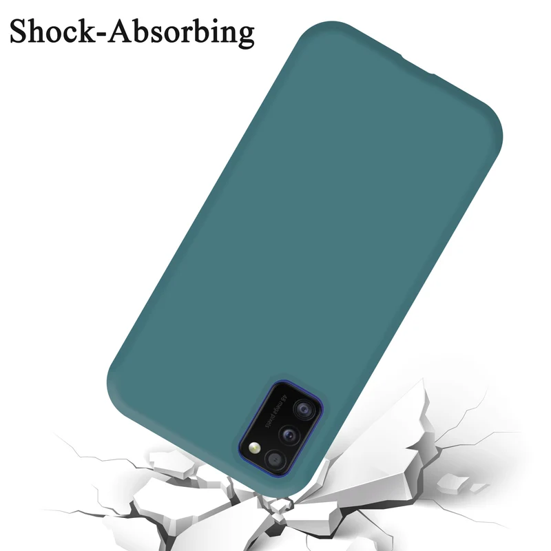 Cadorabo Hülle kompatibel mit Samsung Galaxy A41 Schutzhülle aus flexiblem TPU Silikon