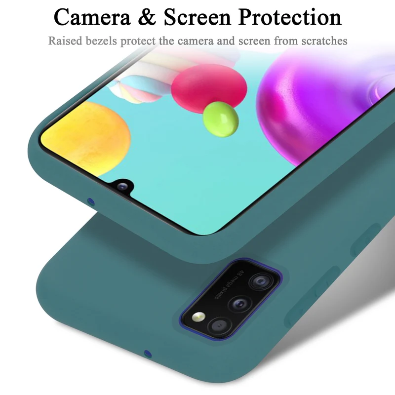 Cadorabo Hülle kompatibel mit Samsung Galaxy A41 Schutzhülle aus flexiblem TPU Silikon
