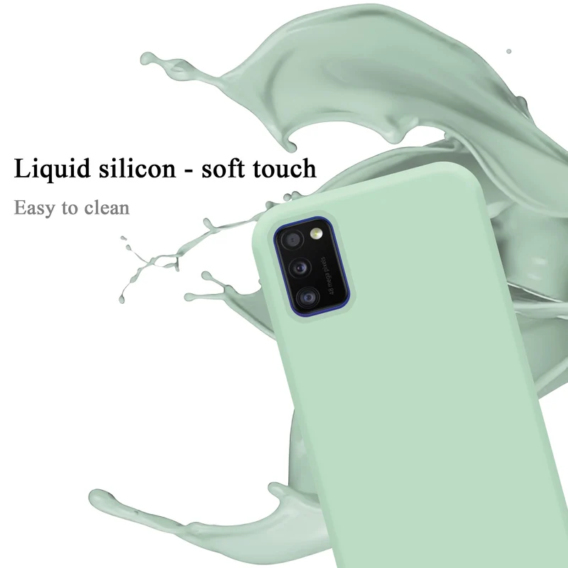 Cadorabo Hülle kompatibel mit Samsung Galaxy A41 Schutzhülle aus flexiblem TPU Silikon