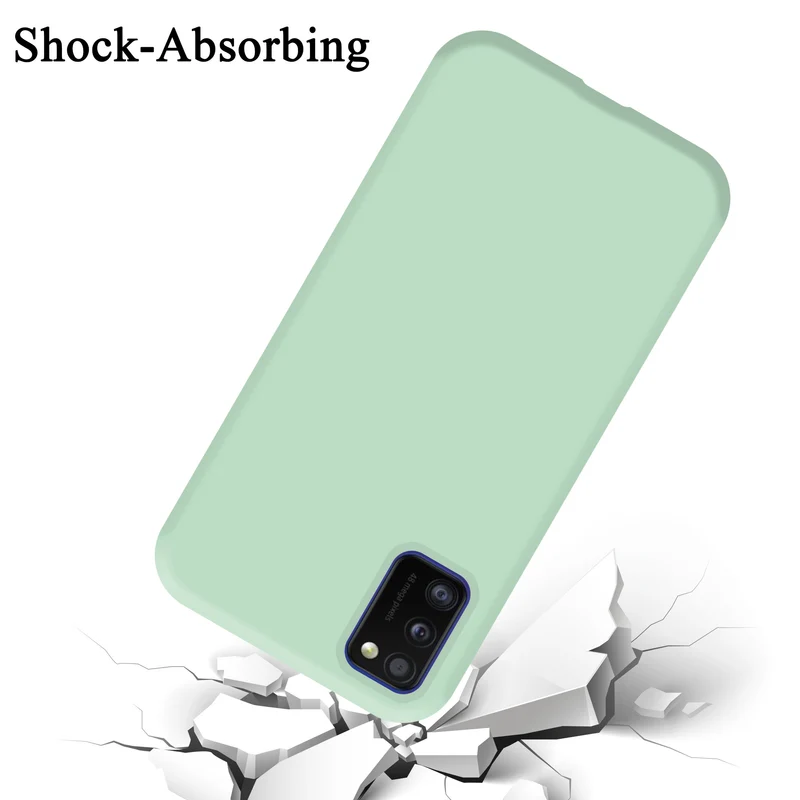 Cadorabo Hülle kompatibel mit Samsung Galaxy A41 Schutzhülle aus flexiblem TPU Silikon