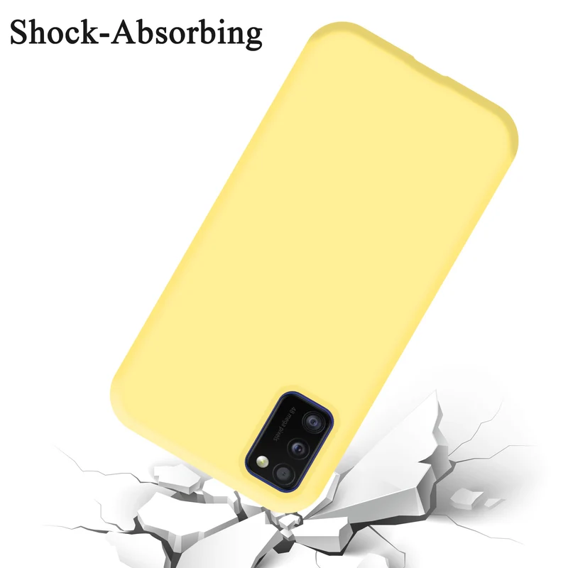 Cadorabo Hülle kompatibel mit Samsung Galaxy A41 Schutzhülle aus flexiblem TPU Silikon