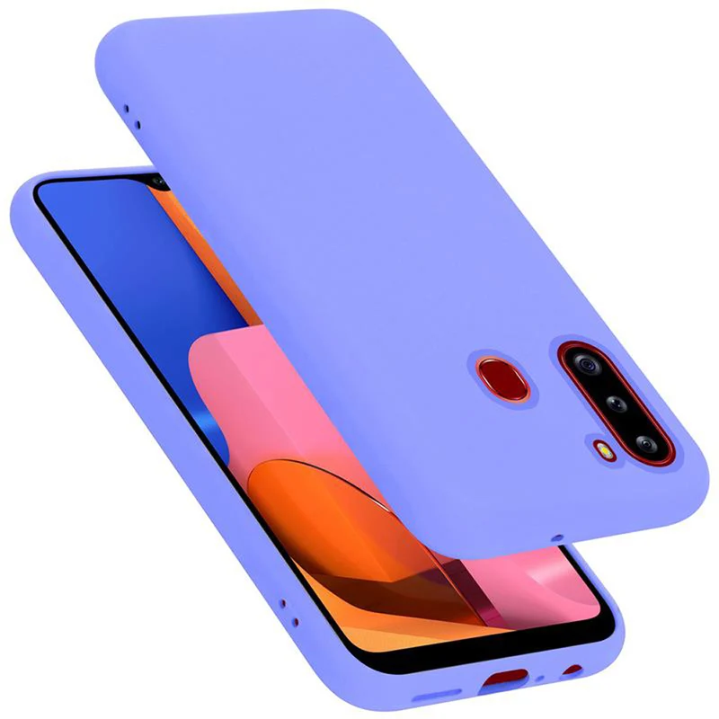 Cadorabo Hülle kompatibel mit Samsung Galaxy A21 Schutzhülle aus flexiblem TPU Silikon