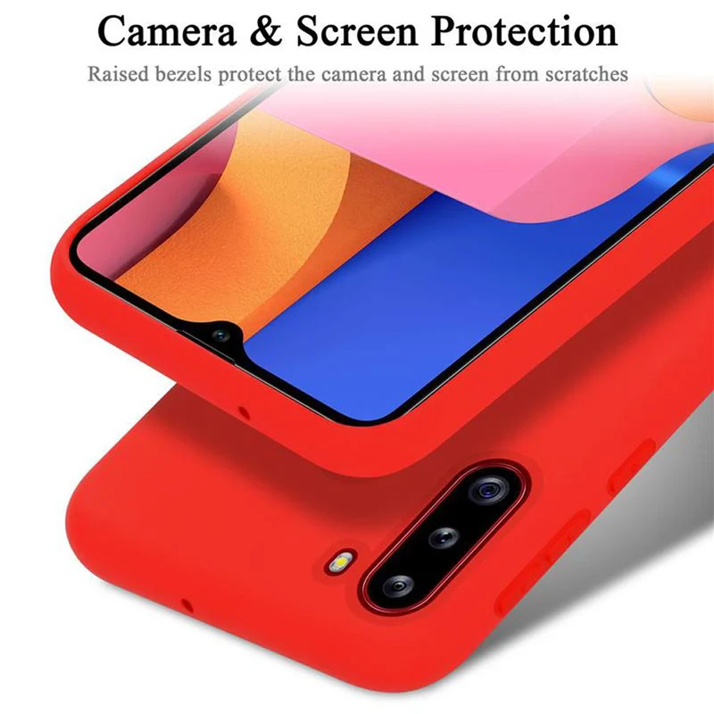 Cadorabo Hülle kompatibel mit Samsung Galaxy A21 Schutzhülle aus flexiblem TPU Silikon