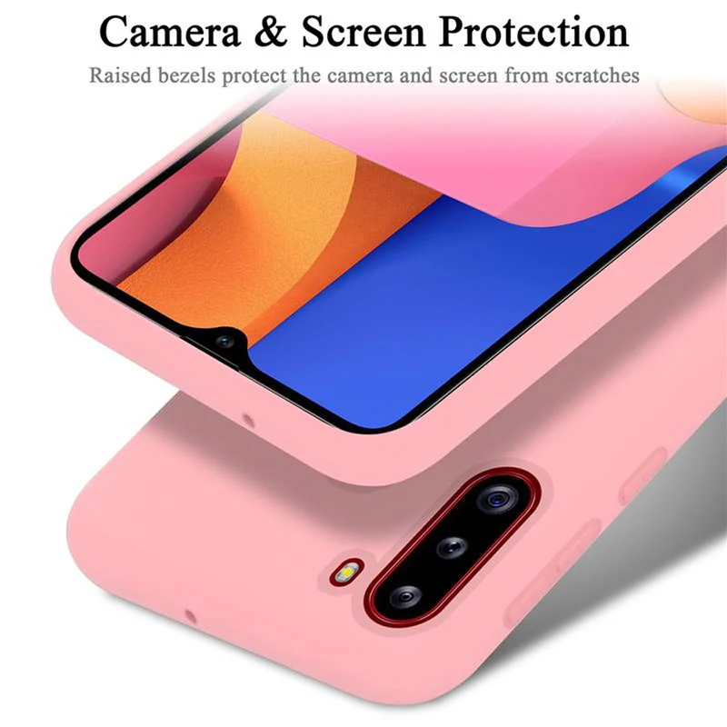 Cadorabo Hülle kompatibel mit Samsung Galaxy A21 Schutzhülle aus flexiblem TPU Silikon