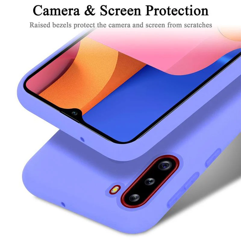 Cadorabo Hülle kompatibel mit Samsung Galaxy A21 Schutzhülle aus flexiblem TPU Silikon