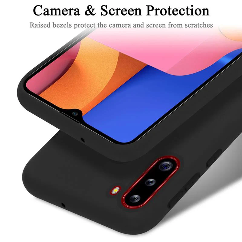Cadorabo Hülle kompatibel mit Samsung Galaxy A21 Schutzhülle aus flexiblem TPU Silikon