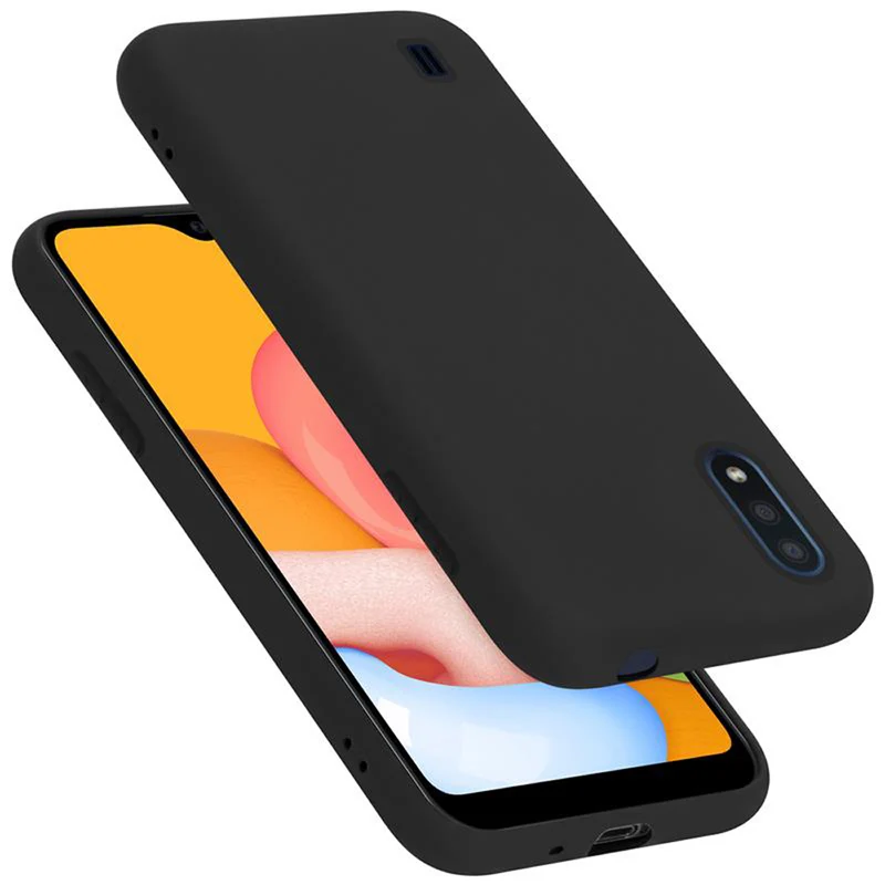 Cadorabo Hülle kompatibel mit Samsung Galaxy A01 Schutzhülle aus flexiblem TPU Silikon