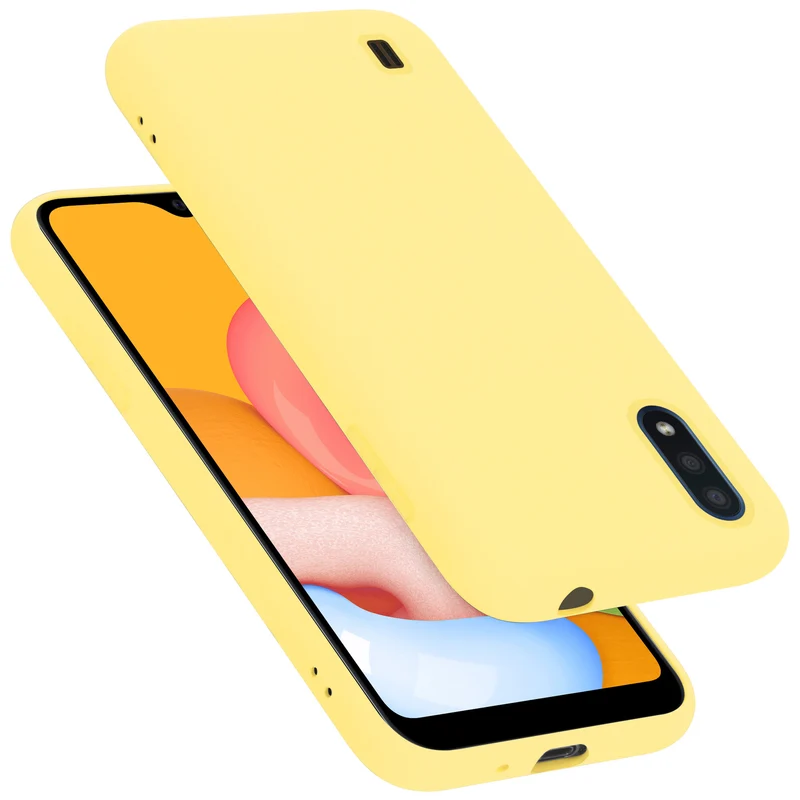 Cadorabo Hülle kompatibel mit Samsung Galaxy A01 Schutzhülle aus flexiblem TPU Silikon