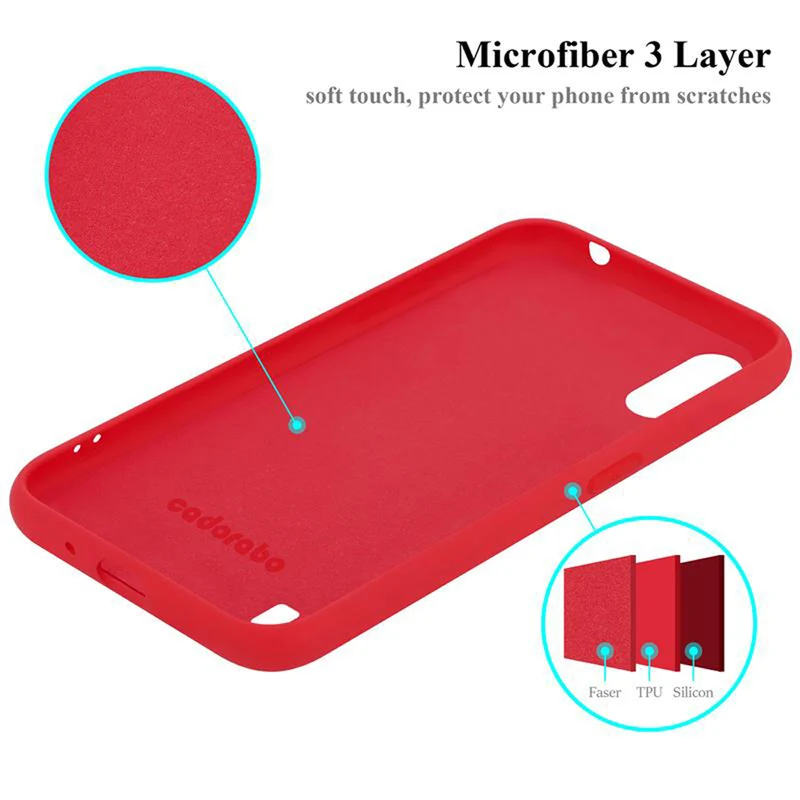 Cadorabo Hülle kompatibel mit Samsung Galaxy A01 Schutzhülle aus flexiblem TPU Silikon