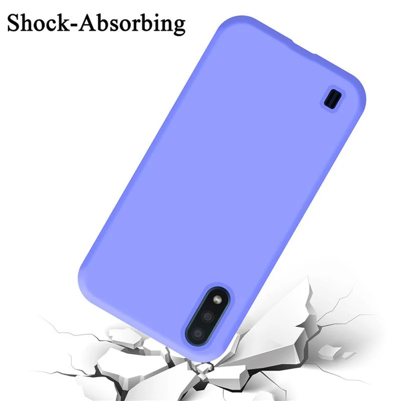Cadorabo Hülle kompatibel mit Samsung Galaxy A01 Schutzhülle aus flexiblem TPU Silikon