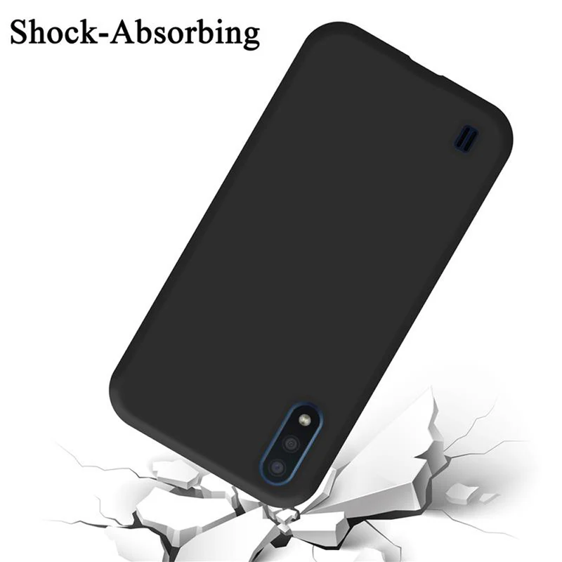 Cadorabo Hülle kompatibel mit Samsung Galaxy A01 Schutzhülle aus flexiblem TPU Silikon