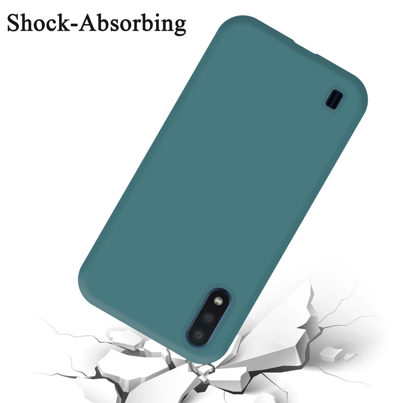 Cadorabo Hülle kompatibel mit Samsung Galaxy A01 Schutzhülle aus flexiblem TPU Silikon