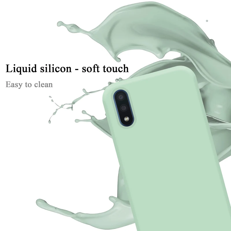 Cadorabo Hülle kompatibel mit Samsung Galaxy A01 Schutzhülle aus flexiblem TPU Silikon