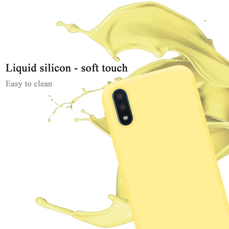 Cadorabo Hülle kompatibel mit Samsung Galaxy A01 Schutzhülle aus flexiblem TPU Silikon