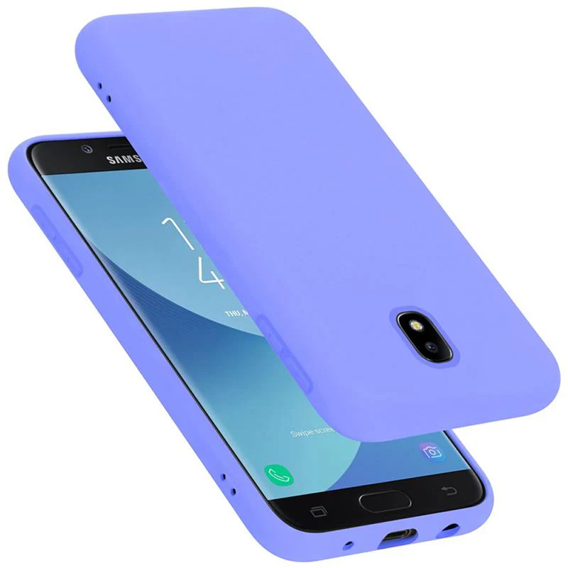 Cadorabo Hülle kompatibel mit Samsung Galaxy J7 2017 / J7 PRO Schutzhülle aus flexiblem TPU Silikon