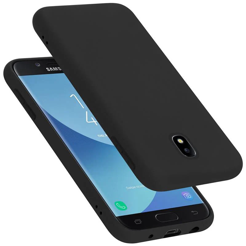 Cadorabo Hülle kompatibel mit Samsung Galaxy J7 2017 / J7 PRO Schutzhülle aus flexiblem TPU Silikon