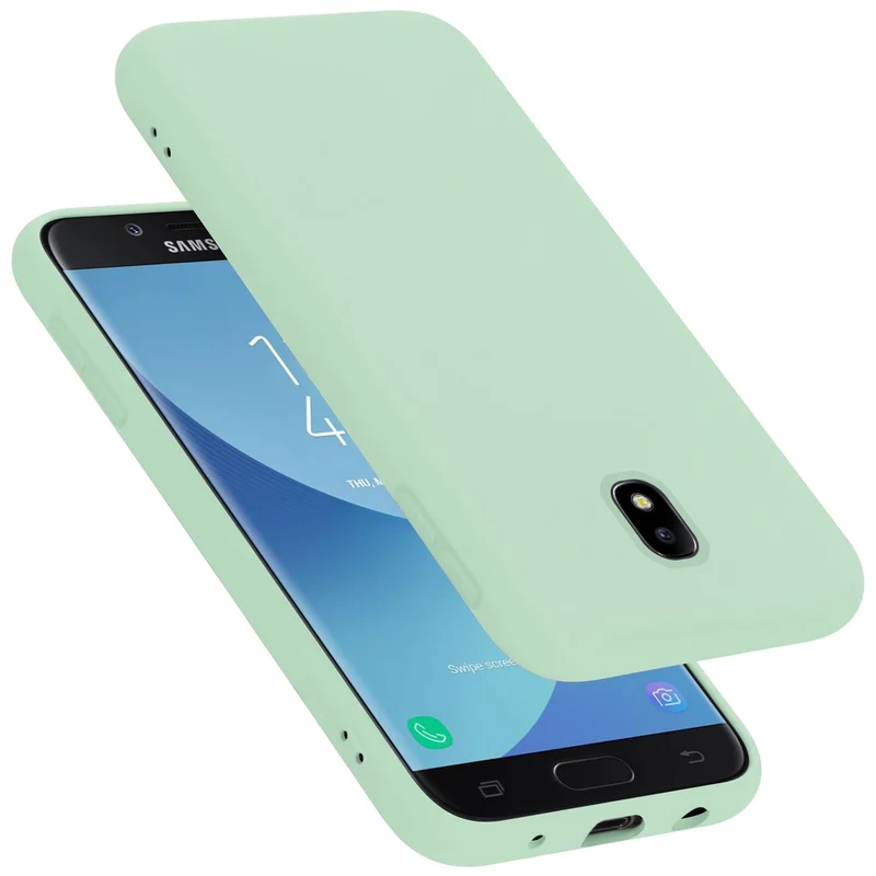 Cadorabo Hülle kompatibel mit Samsung Galaxy J7 2017 / J7 PRO Schutzhülle aus flexiblem TPU Silikon