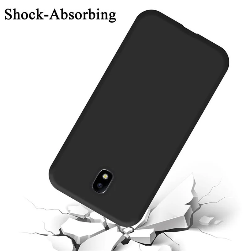 Cadorabo Hülle kompatibel mit Samsung Galaxy J7 2017 / J7 PRO Schutzhülle aus flexiblem TPU Silikon