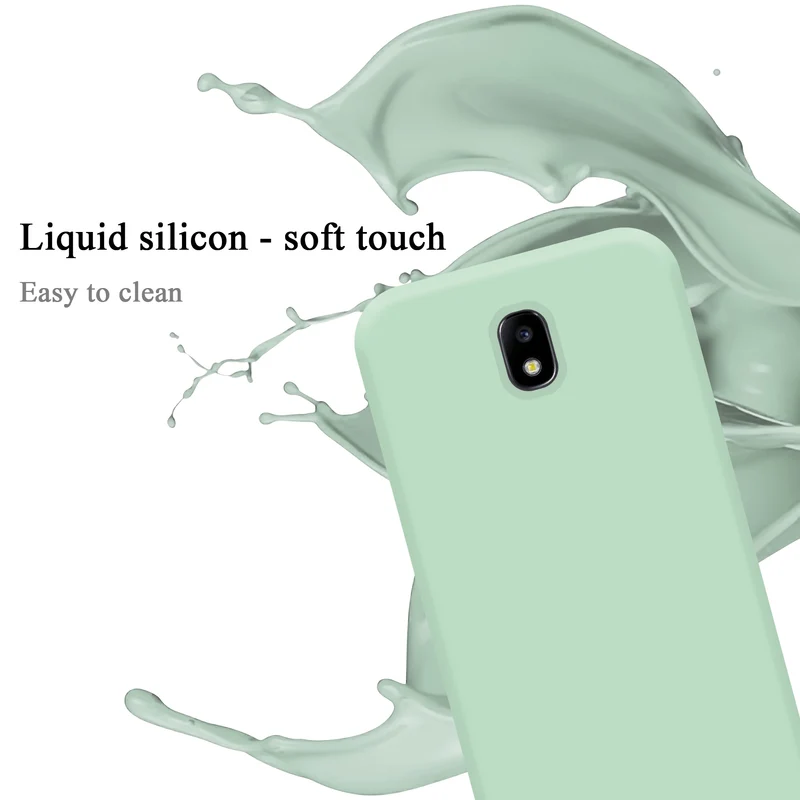 Cadorabo Hülle kompatibel mit Samsung Galaxy J7 2017 / J7 PRO Schutzhülle aus flexiblem TPU Silikon