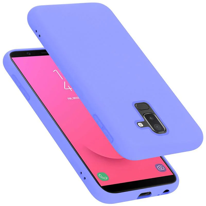 Cadorabo Hülle kompatibel mit Samsung Galaxy A6 PLUS 2018 Schutzhülle aus flexiblem TPU Silikon