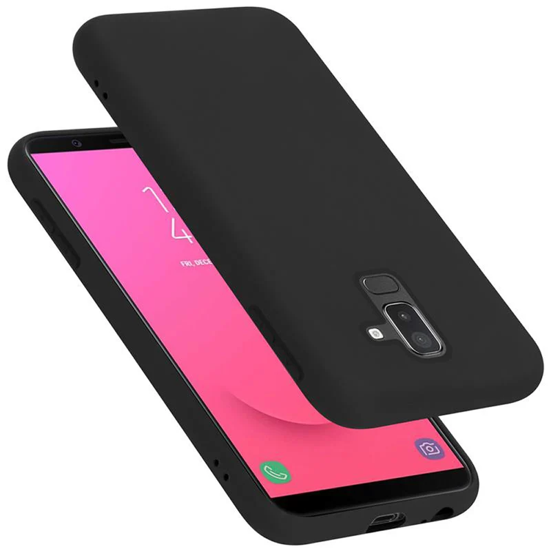 Cadorabo Hülle kompatibel mit Samsung Galaxy A6 PLUS 2018 Schutzhülle aus flexiblem TPU Silikon