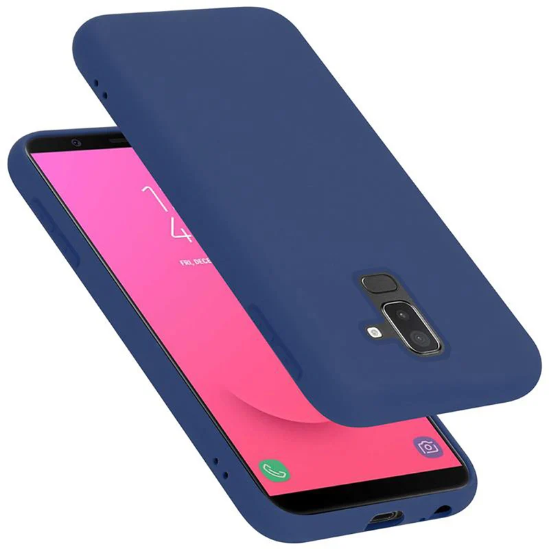 Cadorabo Hülle kompatibel mit Samsung Galaxy A6 PLUS 2018 Schutzhülle aus flexiblem TPU Silikon