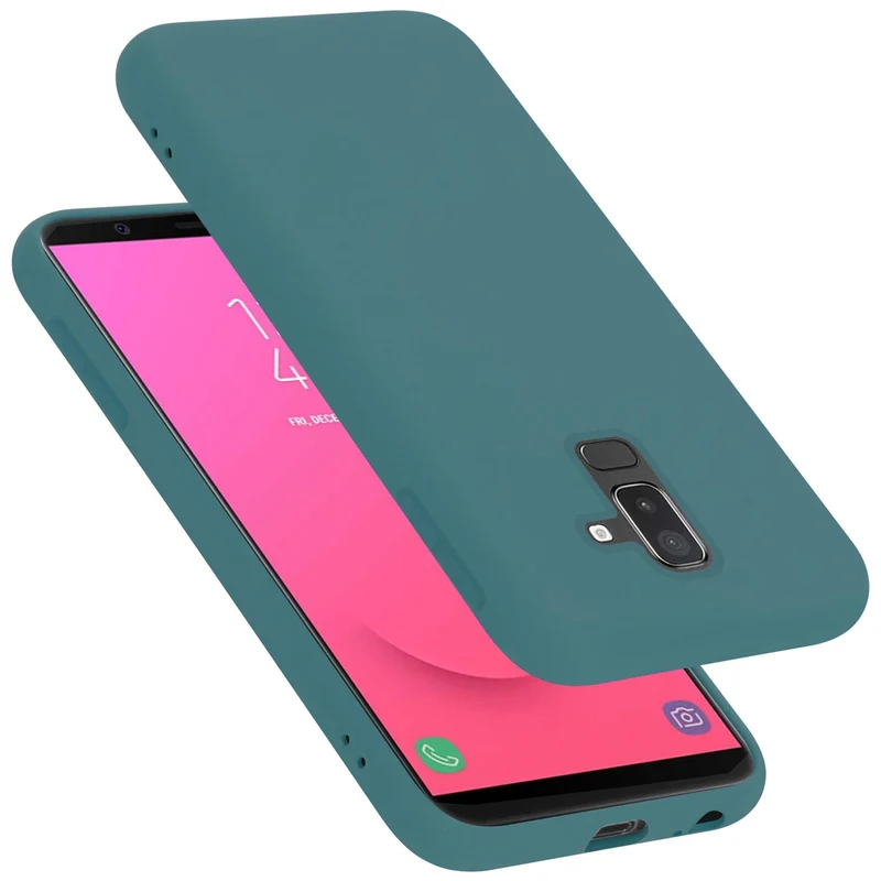 Cadorabo Hülle kompatibel mit Samsung Galaxy A6 PLUS 2018 Schutzhülle aus flexiblem TPU Silikon