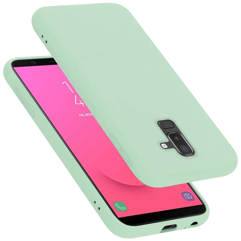 Cadorabo Hülle kompatibel mit Samsung Galaxy A6 PLUS 2018 Schutzhülle aus flexiblem TPU Silikon