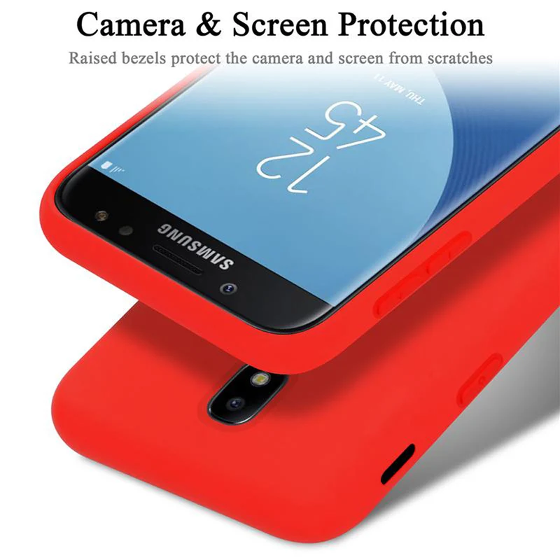 Cadorabo Hülle kompatibel mit Samsung Galaxy J5 2017 / J5 PRO Schutzhülle aus flexiblem TPU Silikon