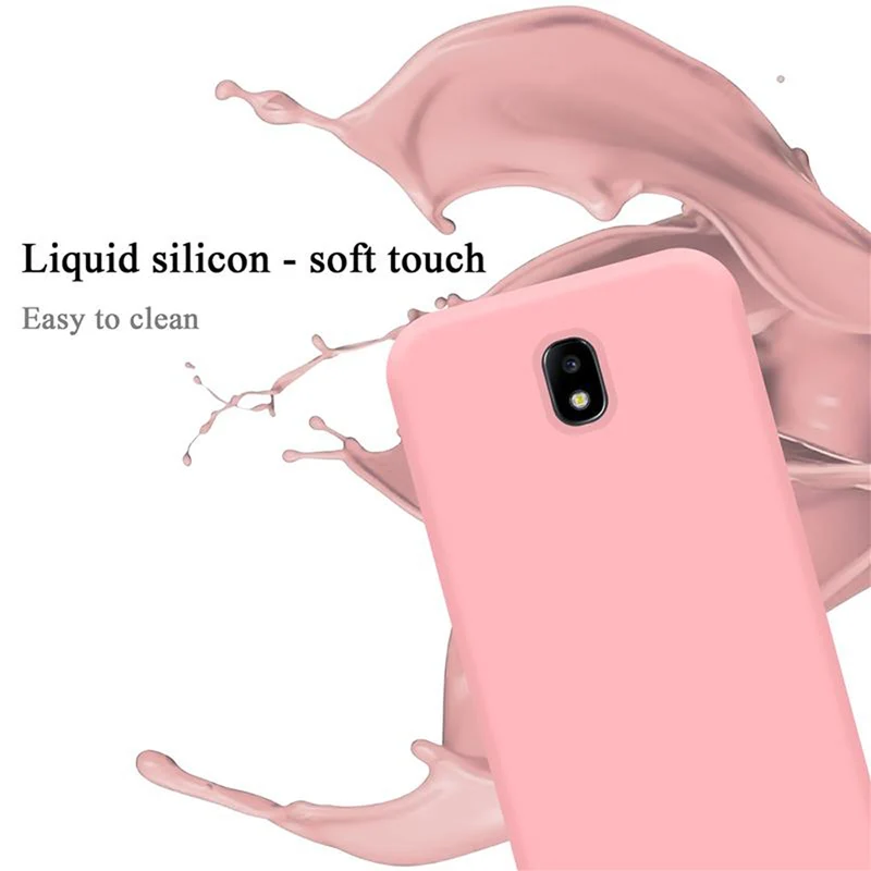 Cadorabo Hülle kompatibel mit Samsung Galaxy J5 2017 / J5 PRO Schutzhülle aus flexiblem TPU Silikon