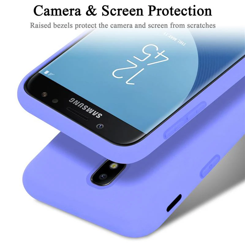 Cadorabo Hülle kompatibel mit Samsung Galaxy J5 2017 / J5 PRO Schutzhülle aus flexiblem TPU Silikon