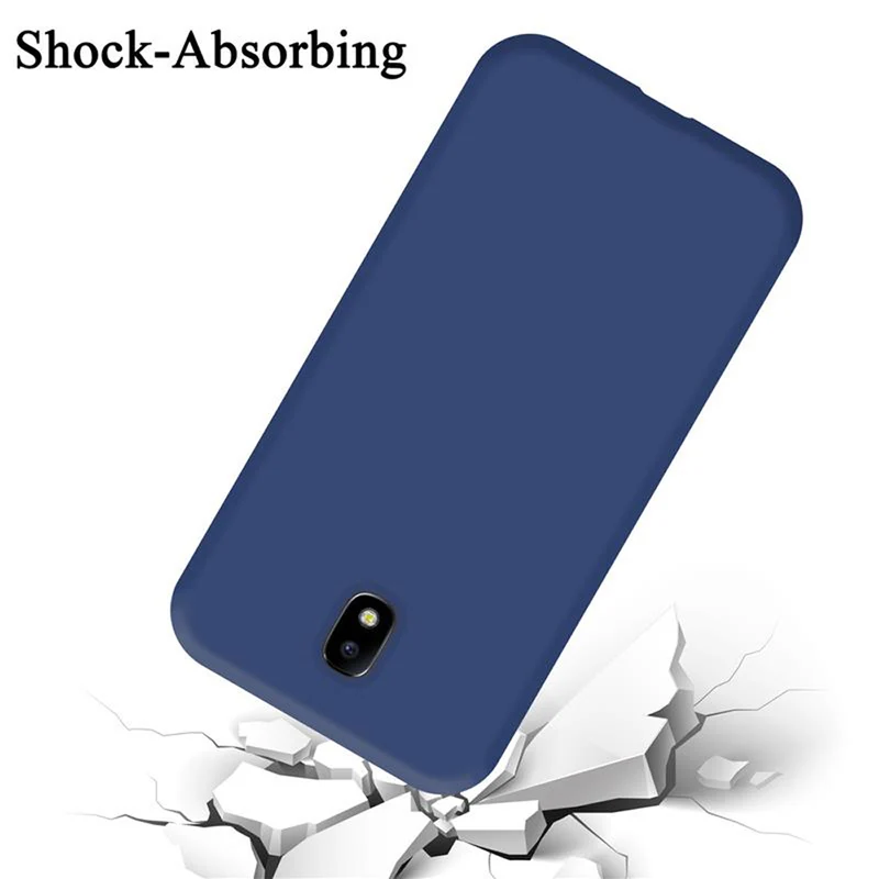 Cadorabo Hülle kompatibel mit Samsung Galaxy J5 2017 / J5 PRO Schutzhülle aus flexiblem TPU Silikon